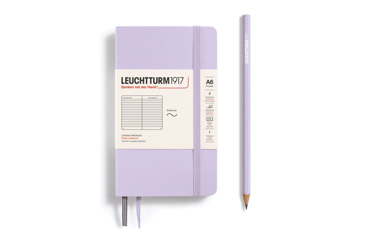 Leuchtturm Lilac, Pocket (A6), 187 p., dotted afbeelding