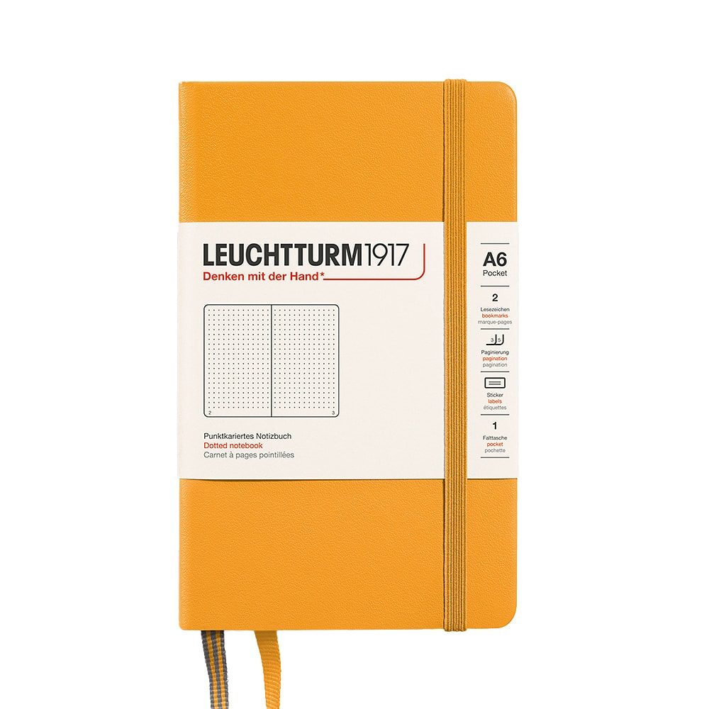 Leuchtturm Rising Sun, Pocket (A6), 187 p., dotted afbeelding