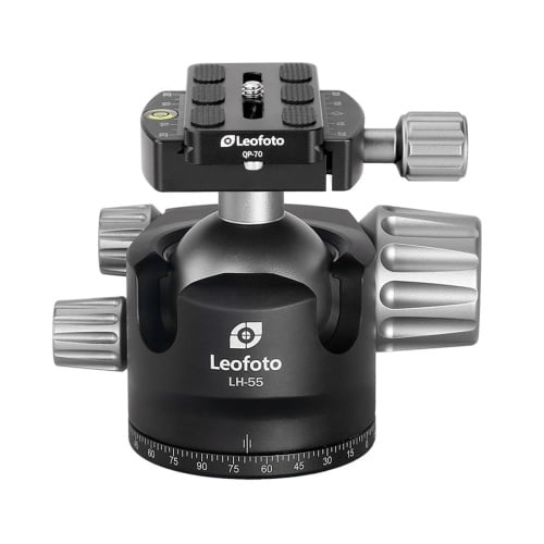 Leofoto Balhoofd LH-55 + Release Plate QP-70 afbeelding