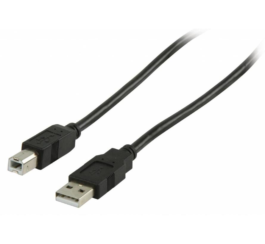 USB Kabel Male A --> Male B 180 cm afbeelding