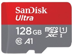 SanDisk MicroSDXC Ultra 128GB 140MB/s C10 - Sda UHS-I 2pack
