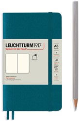 Leuchtturm Pacific Green, Pocket (A6), 187 p., plain