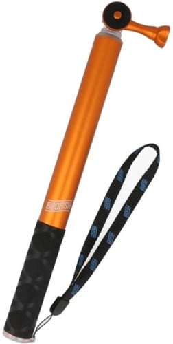 Brofish Selfie pole Large orange 29-114cm + universal mount