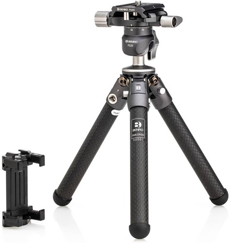Benro TABLEPODKIT tripod Smartphone-/digitale camera 3 poot/poten Zwart