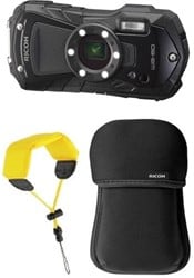 Ricoh WG-80 Black KIT + Floating Strap + Neoprene Case