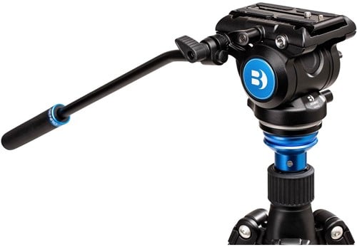 Benro S4PRO statiefkop Zwart 3/8 Vloeistof"