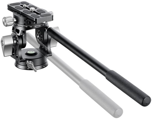 Leofoto VH-30R two-way head with handle and dual panorama-3