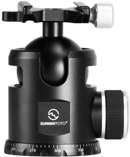 Sunwayfoto Epic Series Lightweight Travel Ball Head EB-52