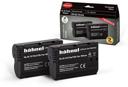 Hahnel HL-EL15HP Nikon Type Twinpack