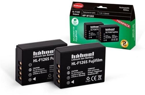 Hahnel HL-F126s Fuji Type Twin Pack
