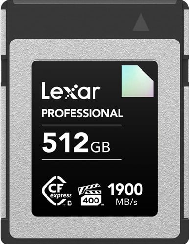 Lexar CFexpress PRO Type B DIAMOND Series 512GB - 1900MB/s