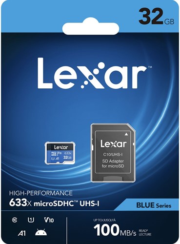 Lexar microSDHC HP UHS-I 633x 32GB