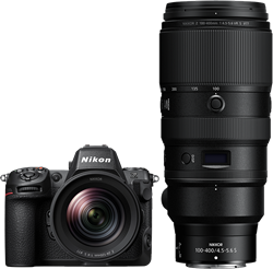 Nikon Z 8 Lens Kit (w/24-120 f/4 S)+NIKKOR Z 100-400mm f/4.5-5.6 VR S