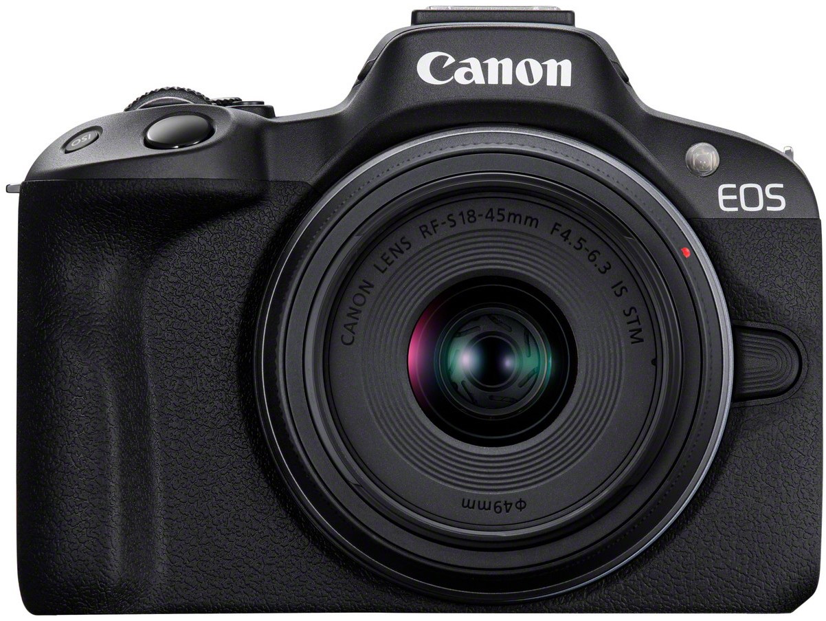 Canon EOS R50, Black + RF-S 18-45mm F4.5-6.3 IS STM Kit Foto de Vakman