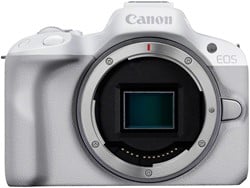 Canon EOS R50, White + RF-S 18-45mm F4.5-6.3 IS STM Wit