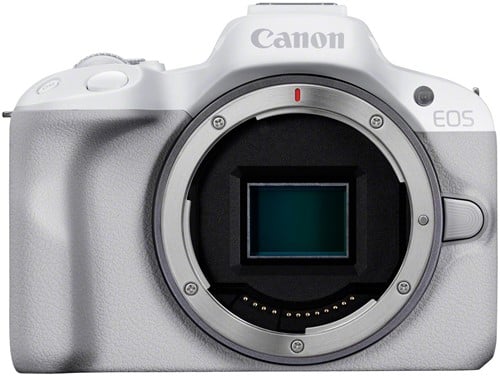 Canon EOS R50, White + RF-S 18-45mm F4.5-6.3 IS STM Wit