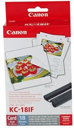 Canon KC-18IF photo sticker inktjet 54x86mm 18 sheet