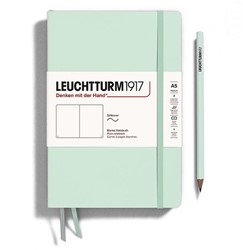 Leuchtturm Mint Green, Medium (A5), 251 p., plain