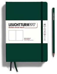Leuchtturm Forest Green, Medium (A5), 251 p., plain
