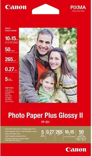 Canon PP-201 10x15 cm, 50 vel Photo Paper Plus Glossy II 265 g