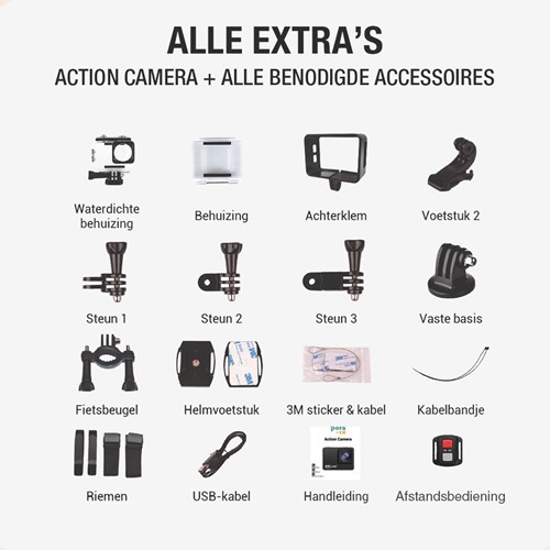 Pora&Co Action Cam 4K-3