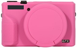 Beschermcase voor Canon G7X Mark III Donkerroze