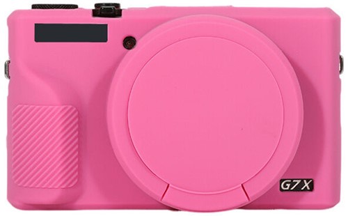 Beschermcase voor Canon G7X Mark III Donkerroze