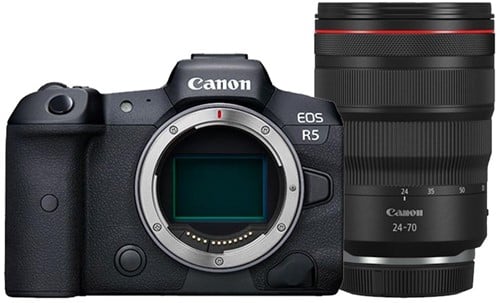 Canon EOS R5 mark II Body + Canon RF24-70MM F/2.8 L IS USM