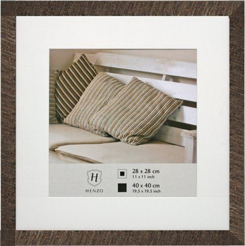 Henzo Driftwood 40x40 Frame donkerbruin