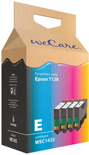 weCare Epson T1285 4-pack BK/C/M/Y