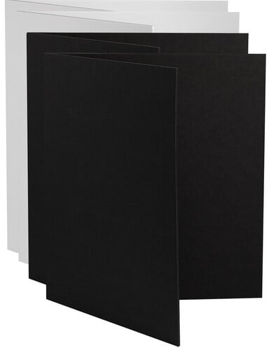 V-Flat World Tabletop V-Flats - Medium (20Â€X35) 2X White 2X Black