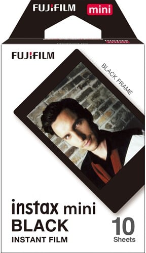 Fujifilm instax mini film zwart frame
