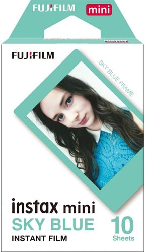 Fujifilm instax mini film blauw frame