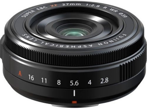 Fujifilm XF27mm F2.8 R WR Black