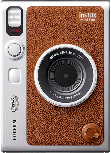 Fuji Instax Mini EVO Camera bruin USB-C