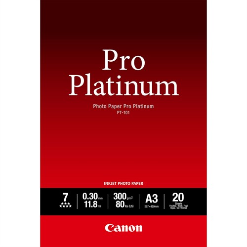 Canon PT-101 A 3, 20 vel Photo Paper Pro Platinum   300 g