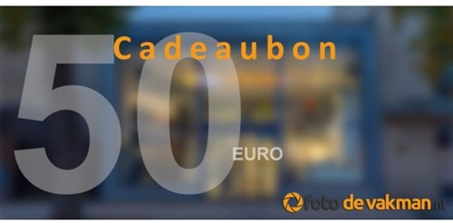 Foto de Vakman Cadeaubon t.w.v. 50 euro
