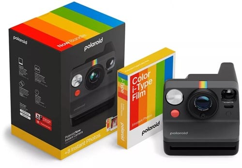Polaroid Now Gen 3 Black + Colour Film Bundle (8 Photos) 