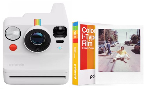 Polaroid Now+ Gen 3 White + Colour Film Bundle (8 Photos) 