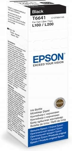 Epson T6641 BLACK INK BOTTLE 70ML C13T66414A