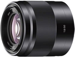 Sony SEL 50mm/F1.8 zwart