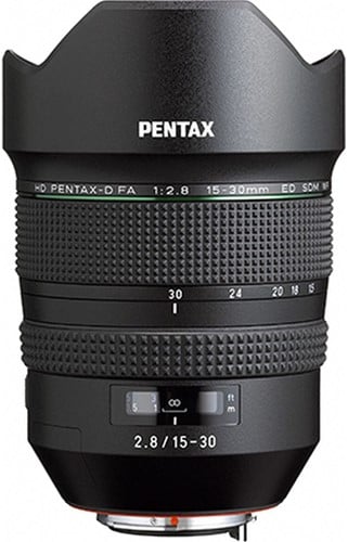 Pentax HD D FA 15-30MM F2.8ED SDM WR Fullframe