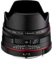 Pentax HD DA 15mm/F4 AL Zwart