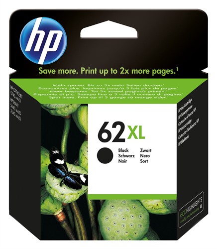 HP 62XL Black originele inkt cartridge