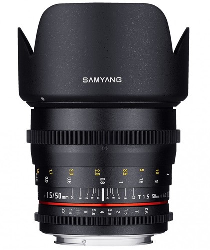 Samyang 50mm T1.5 VDSLR AS UMC Canon EF