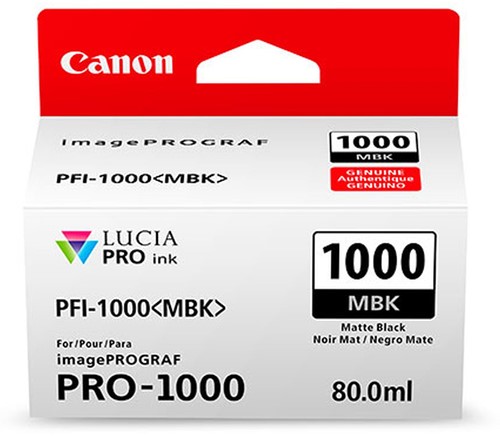 Canon PFI-1000 MBK mat zwart