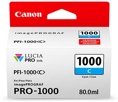 Canon PFI-1000 C cyaan