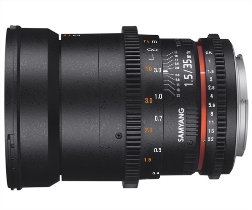 Samyang 35mm T1.5 VDSLR AS UMC II Fuji X