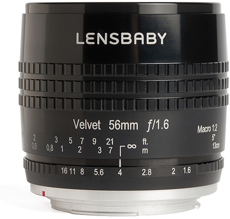 Lensbaby Velvet 56 black Canon EF