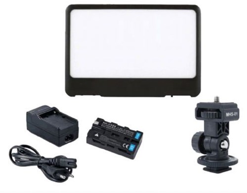 Falcon Eyes Soft LED Lamp Set Dimbaar DV-80SL-K2 incl. Accu